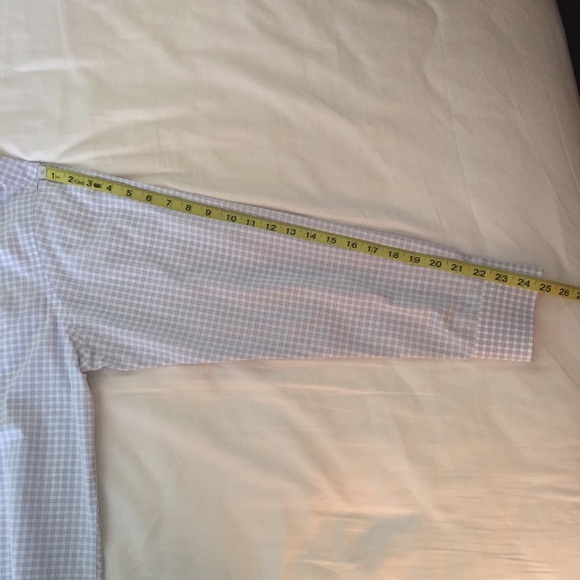 Forsyth of Canada L/S dress shirt WH/BL tattersall - Picture 4 of 8